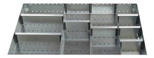 11 Compartment Steel Divider Kit External 800W x 650Dx 75H Bott Cubio Metal Drawer Divider Kits 43020658.51 